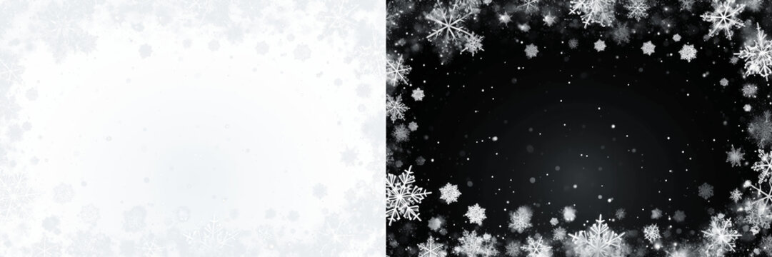 PNG Elegant winter snowflake background