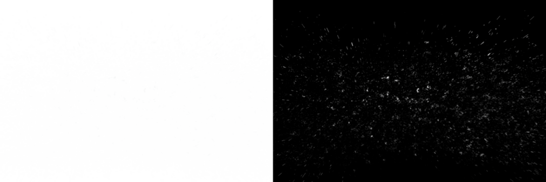 PNG White particles on contrasting backgrounds