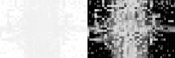 PNG Abstract pixelated black white pattern
