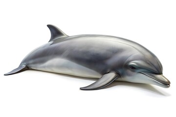 dolphin white background