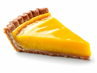 Delicious slice of lemon pie with a rich filling and buttery crust, perfect for dessert lovers seeking a tangy treat.