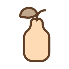 icon flat - pear