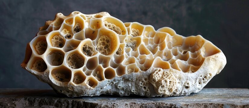 A Beautiful Fossil Rhizopoterion Sponge