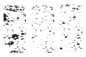 Fototapeta premium Set of Black and white grunge with a textured background 