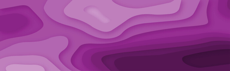 Abstract background with paper cut layers composition in purple and pink gradient. Background for web, wall paper, brochure and other pattern designs.  