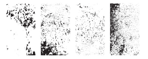 Set of Black and white grunge with a textured background 