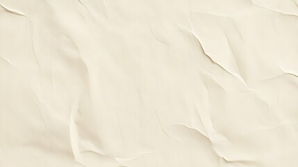 Crumpled Off-White Paper Texture. Background.