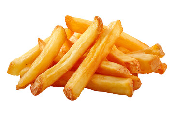 A Pile of Golden-Brown French Fries