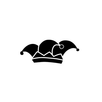 recommend clip art: jester hat silhouette icon