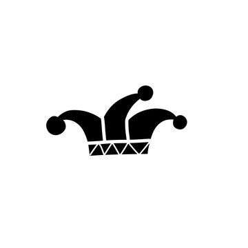 recommend clip art: jester hat silhouette icon