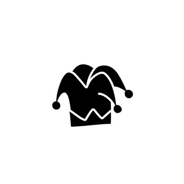 recommend clip art: jester hat silhouette icon