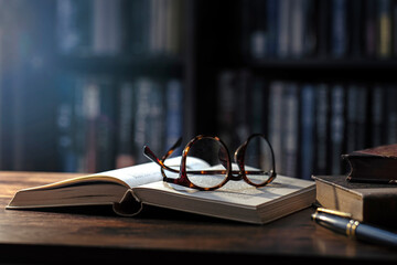 書斎、もしくは図書館　/ Study room or library