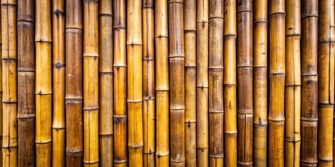 Fototapeta premium Old bamboo wood wall texture background, bamboo, wood, wall, texture, background, vintage, aged, weathered, natural, surface
