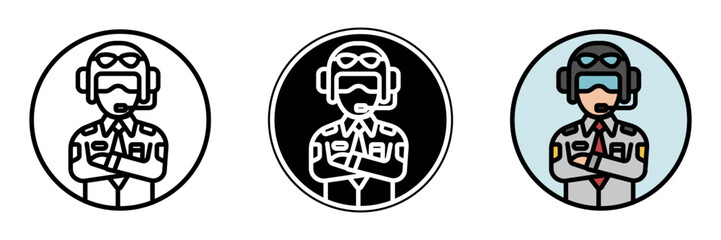 Wingman icon, A secondary pilot flying alongside the lead aircraft, providing tactical support and enhancing overall mission effectiveness.