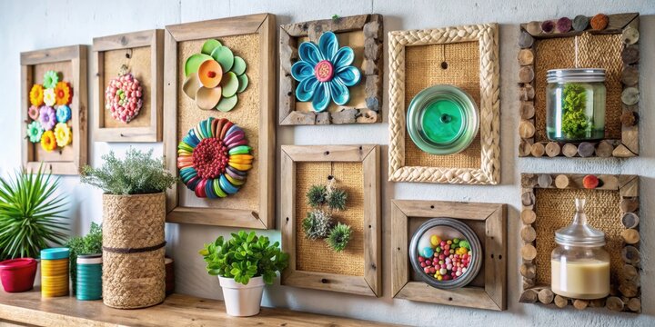 Creative DIY craft ideas for making personalized home decor using recycled materials , DIY, craft, handmade, decor