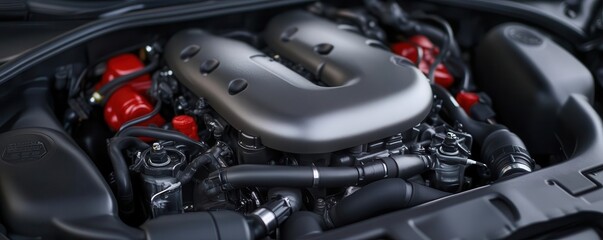 Fototapeta premium Engine performance for maintaining speed on the touge racing line