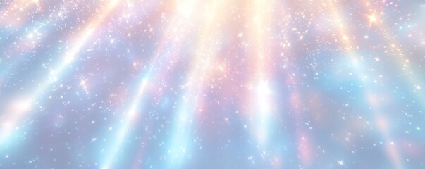 Fototapeta premium 光線とプリズムの背景