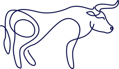 Line Art Animal Illustration