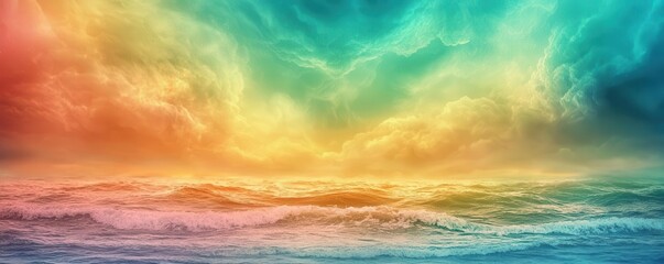 Bioluminescent algae bloom in coastal waters  captured in a vibrant, glowing scene with waves illuminated by the algae