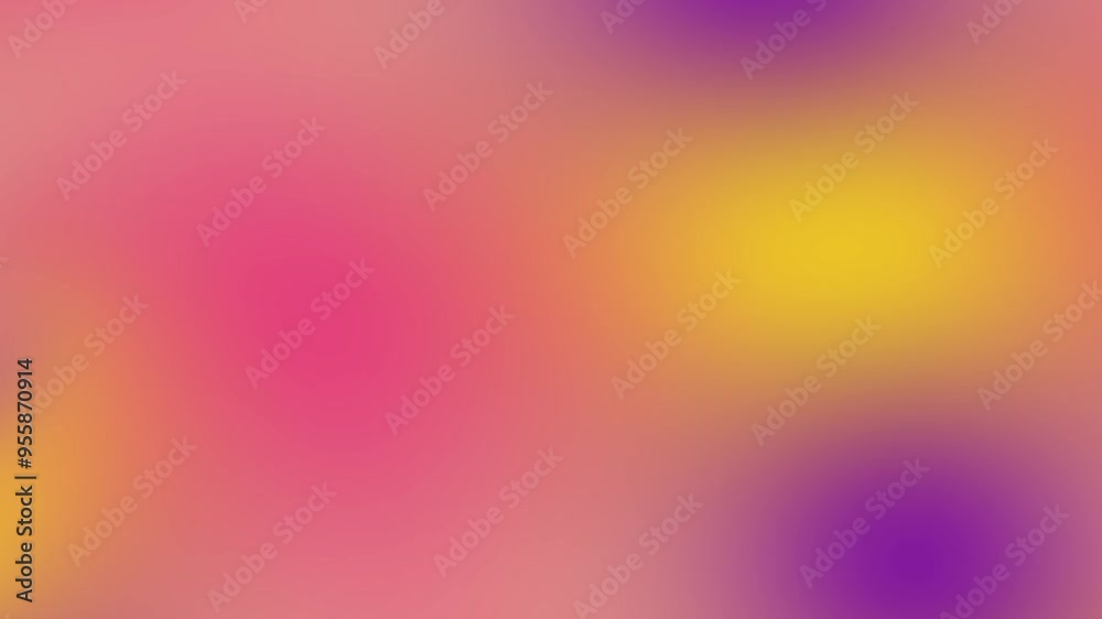 Wall mural smooth, colorful gradient transitions blend seamlessly, creating a calming and modern abstract visua