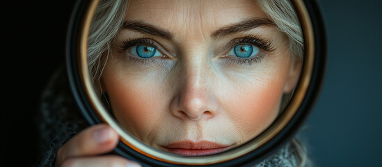 Generative AI, Portrait of Natural Beauty