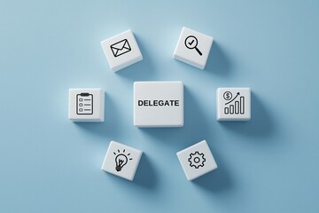 Delegate authority and responsibility, delegating task to the right person with the right skill to achieve goals
