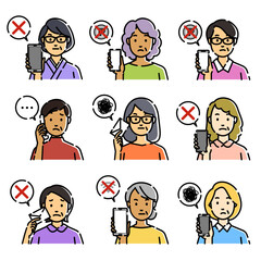 人それぞれの通信手段のセット