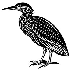 heron vector artwork silhouette and illustration