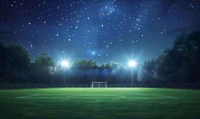 Obraz premium football-themed graphic and photo for advertising