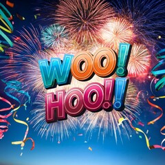 Fireworks BOOM!  WOO HOO!