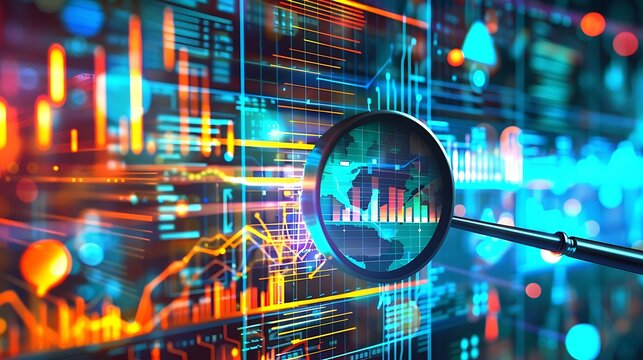 Concept of classifying and categorizing data with advanced analytics tools, sorting by categories.