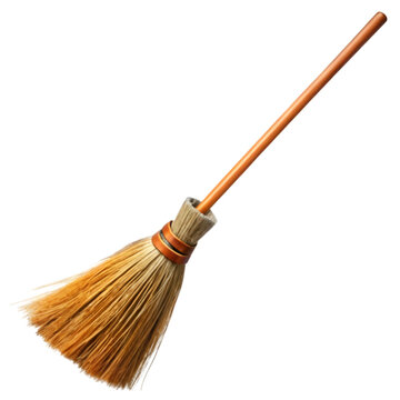 recommend clip art: A witch broom on transparent background