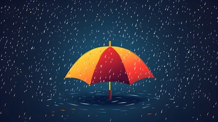 A flat design illustration of a cozy coffee shop with simple shapes