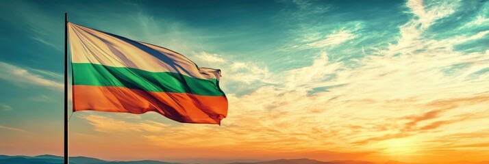 the flag of Bulgaria. holidays in Bulgaria