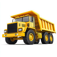 toy truck isolated on white