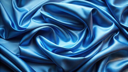 Fototapeta premium Blue satin fabric background with smooth texture and elegant sheen, blue, satin, fabric, background, smooth, texture, elegant, sheen