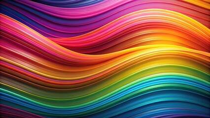 Vibrant and minimalistic abstract background with colorful wavy lines, vibrant, minimalistic, abstract, background, colorful