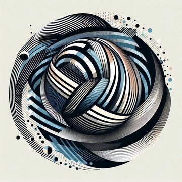 50 2929 Abstract template with intersecting stripes in a diagona