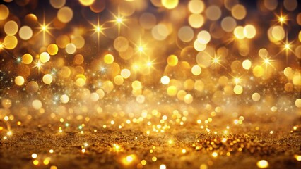 Golden bokeh background with shimmering lights for Christmas celebration , Christmas, golden, shine, bokeh, background