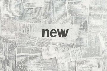 Obraz premium Vintage newspaper background with 