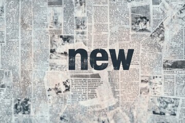 Obraz premium Vintage newspaper background with 