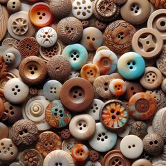 Obraz premium 55 21 Shank Buttons Buttons with a shank on the back for easy se