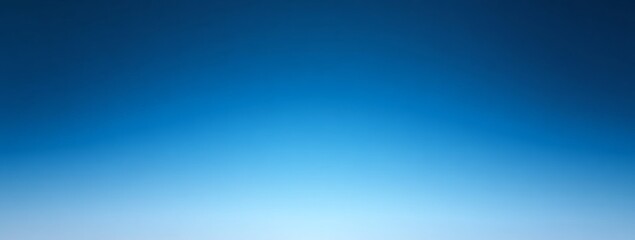 Blue gradient background with a minimalist flat design, featuring a smooth transition from light blue to dark sky-blue, with blurred edges and no text or characters.