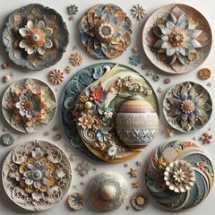 56 21 Ceramic Wall Art decorative ceramics designed to hang on w