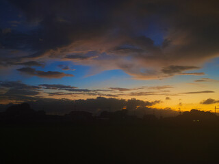 美しい夕焼け空