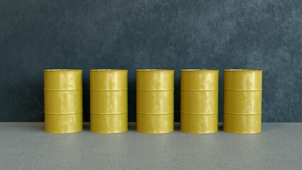 Industrial barrels metallic warehouse barrel