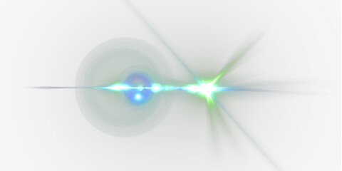 Glow effect. Star sparkles on a transparent background. Light Effects, lens flares, Sun flash with rays or spotlight and bokeh. Glow flare light effect.