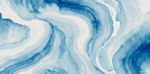 Seamless wave water ocean soft blue curve line background. Water  ocean wave white and soft blue aqua, teal texture. Vector sea, wave, water background.