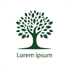 Obraz premium A tree logo for your brand