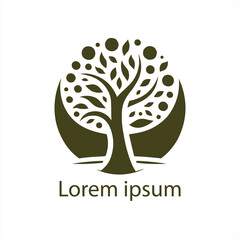 Obraz premium A tree logo for your brand